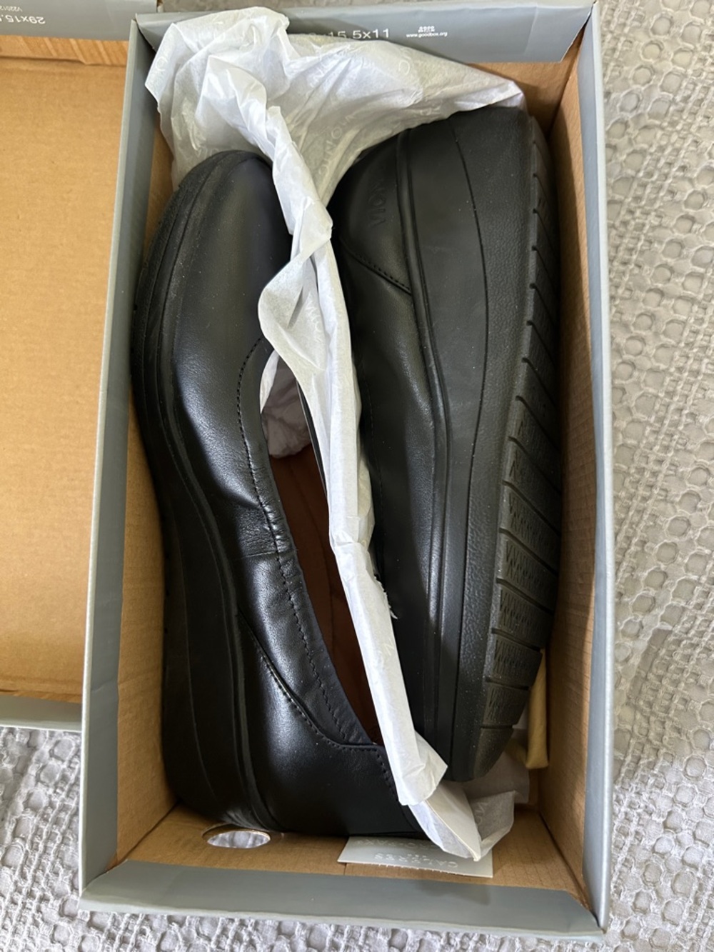 Vionic Black Leather Jacey comfort loafers - Picture 2 of 6